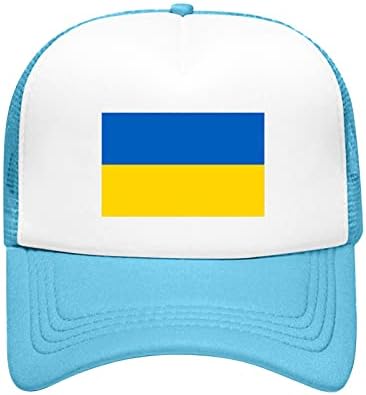 Окото бейзболна шапка за Мъже И Жени, Ретро Шапка на шофьор на камион с Флага на Украйна, Защита От Слънцето, Лоскутная