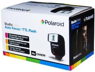 Светкавица Polaroid PL-108AF Студийната серия с цифров автоматично фокусиране/TTL-монтиране на накладки За цифрови