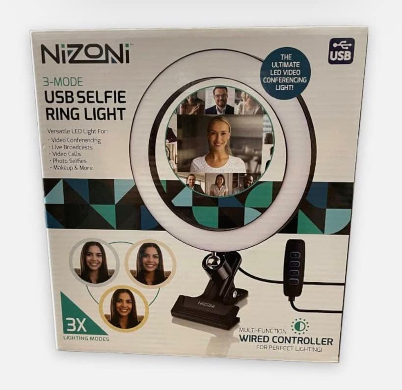 8 USB Nizoni Марка Selfie Тенис на Околовръстния лампа