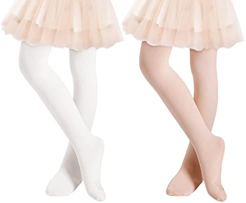 Zando/Балетные Чорапогащи за момичета с малки момичета, Танцови Чорапи на Крака за деца, Еластична, Училищни униформи,