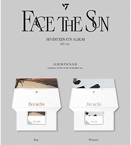 Комплект за 4-ти албум на Seventeen Face the Sun + Горна декоративна стикер (комплект)