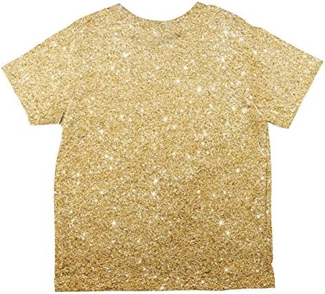 Тениска за деца с изкуствен Златен Блясък По цялото Тяло