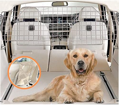 Авто бариера COLETA за кучета за джипове и превозни средства - Регулируема по размер с допълнителна защитна мрежа за пълно