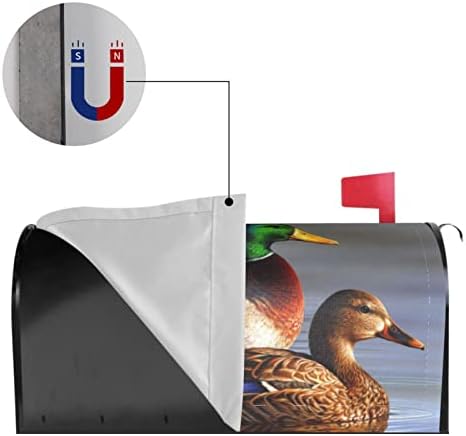 Магнитна Капакът на пощенската кутия OGNOT Mallard Duck, Капакът на пощенската кутия, Стандартен Размер 21x18 Инча за декор