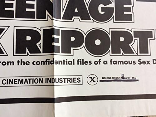 Репортаж за юношеска секс, ретро постер на филма от 1968 г. за експлоатация на подрастващите, 27x41