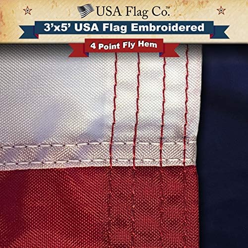 Американския флаг от Flag USA Co. на от американското производство на: бродирани на най-добрите звезди