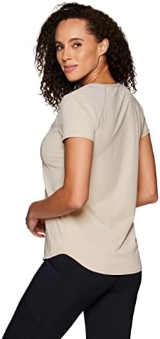 Женска тениска RBX Active с къс ръкав от Вентилирани окото Атлетик Performance Workout T-Shirt