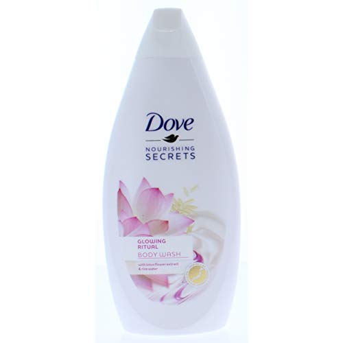 Dove, препарат за измиване на тялото, екстракт от цветовете на лотос и оризова вода - 16,9 на течни