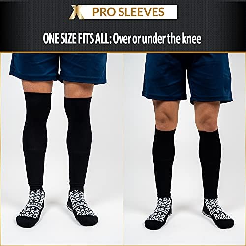 MAXGRIP Pro Футболни Чорапи с ръкави за крак /Компресия за прасци Пищяла/ Высокоэластичные, Абсорбиращи Влагата Футболни