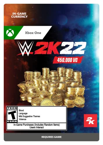 WWE 2K22: 450 000 виртуална валута - Xbox One [Цифров код]