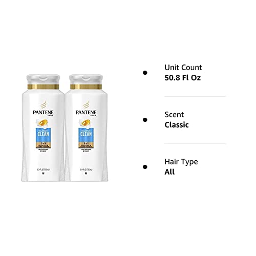 Двойна обвивка на шампоан и балсам Pantene 2-в-1 с Набор от продукти за грижа за косата, Classic Clean, 1 Комплект