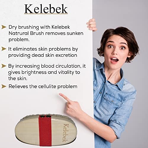 Четка Kelebek от естествена конска четина, Незаменими средства за душата и грижа за тялото, за мъже и жени, Скрепери за гърба,