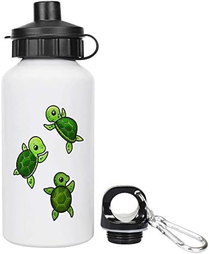 Детска Множество бутилка за вода / напитки Azeeda 400 мл Плаващи костенурките (WT00056374)
