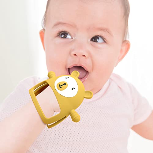 Играчки за никнене на млечни зъби COZYPANDA за бебета 0-6-12 месеца, никога не изпускайте Детски играчки за