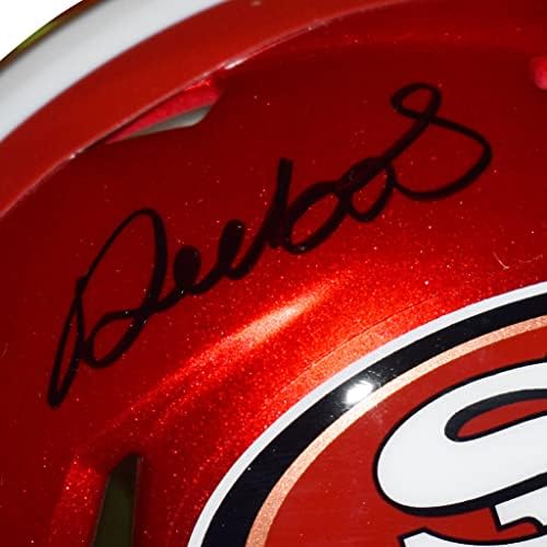 Мини-Каска 49ers Flash с автограф на Дибо Сэмюэля - Ръчно подпис и удостоверяване на JSA