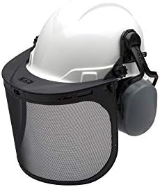 Комплект за горското стопанство Pyramex Safety FORKIT10 с каска в стил Ridgeline Cap, лицевым щит, слушалки и адаптор