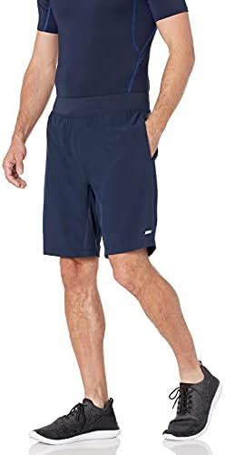 Мъжки спортни къси панталони Essentials от еластичен плат с дължина 9 см