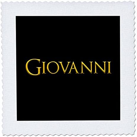 3дРоуз Джовани - модно мъжко име в Америка. Жълт в черен талисман - юрган в клетката (qs_354971_2)