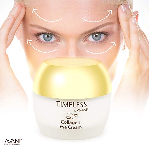 Крем за очи Timeless by AVANI Collagen | е Обогатен с натурални растителни екстракти, витамин е и колаген | Намалява