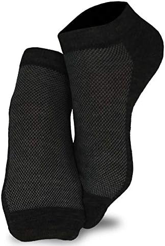 TeeHee Мъжка Мода Без показване / Забавни Чорапи с дълбоко деколте 12 Чифта В опаковка
