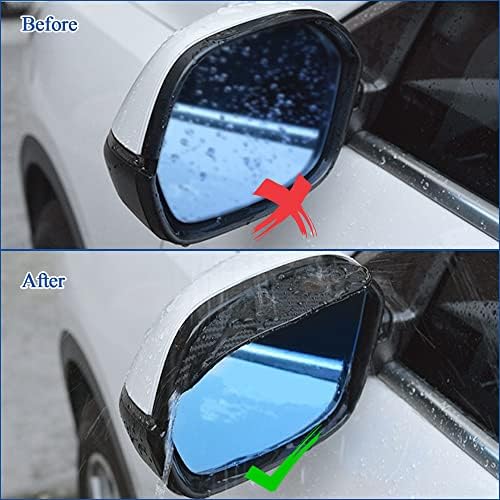 ZYHW 2 бр., Автомобилно Огледало за обратно виждане, Защита от дъжд, Защита от веждите, за Защита от дъжд, Козирка