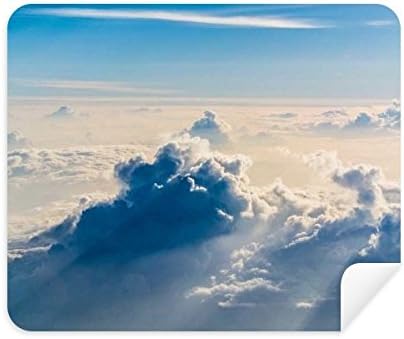 Слънчевата Светлина Облаци в Синьото Небе, Плат За Почистване на Екрана за Пречистване на 2 елемента Замшевой Тъкан