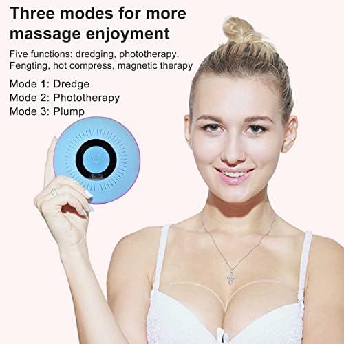 Масажор за гърдите Izzya, USB Безжична Масажор за гърдите, Три режима и Пет функции, за растеж на гърдите