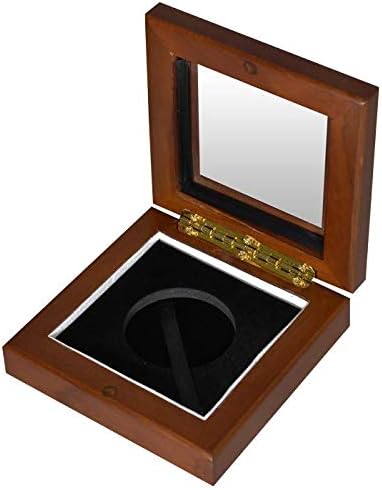 Тиково покритие на Кутията на дисплея в Горната част на капсулата на охрана-къща Стъклена Дървена капсули