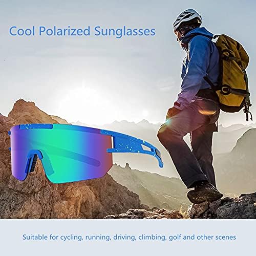 Поляризирани Слънчеви очила ZHABAO за жени и Мъже, Спортни Слънчеви Очила с защита от Uv UV400 за спорт на открито