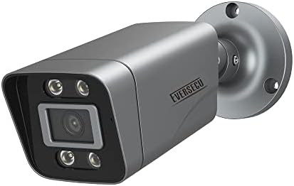 EVERSECU 1080P 24/7 Пълнофункционален Цветен прожектор за Нощно виждане HD Аналогова камера за сигурност Bullet със светодиоди