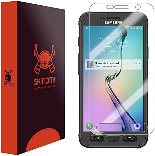 Защитно фолио Skinomi, съвместима с Galaxy S7 Active (AT & T, Galaxy S7 Active) Бистра Антипузырьковая HD филм