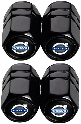 Подмяна на капаци на колелата за Volvo, гуми Капачки, Капачки състав на въздушния клапан, Съвместими с автомобили Volvo s60 s90