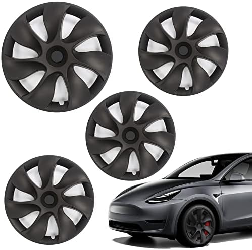 Terfulnel 19 Инча Капачката на Главината е Подходящ 2017-2023 Tesla Модел Y Джанти Седалките 4 бр. Сменяеми Капачки на Главините