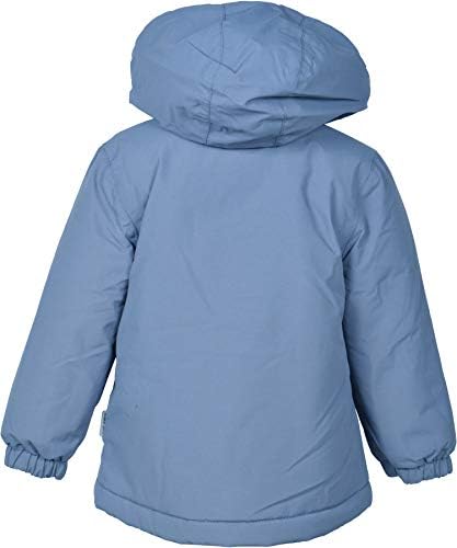 MIKK-Line - Найлон Водоустойчива зимно яке Melton за деца и малки момчета, Фарфорово-синя, 6-9 м