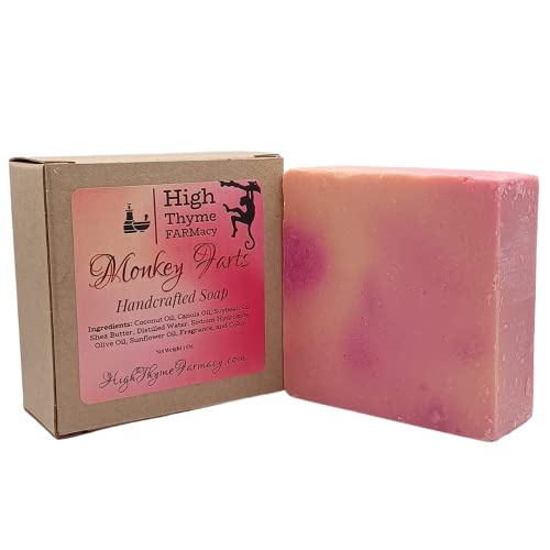 Сапун с високо съдържание на мащерка FARMacy Monkey Farts Soap - 5 Грама на детския сапун с плодов аромат - Натурална