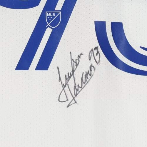 Judson Сан Хосе Эртквейкс с автограф на мача -Използвал Бялата фланелка №93 сезон на МЛС 2020 г. - Футболни фланелки с