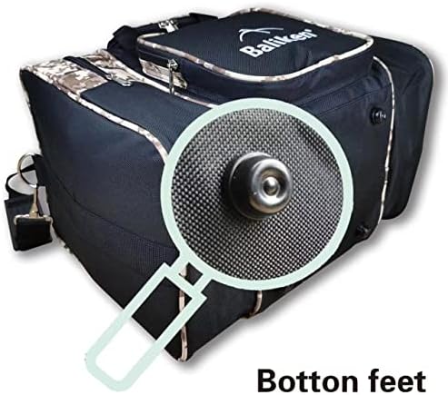 Чанта-тоут с една топка за боулинг WaLiken, Удобен Класически дизайн от Полиестер, Отделение за обувки 13 размер
