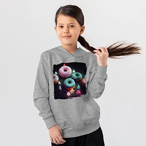 Детска hoody отвътре с принтом поничка - Food Art Kids' Hoodie - Цветни hoody за деца
