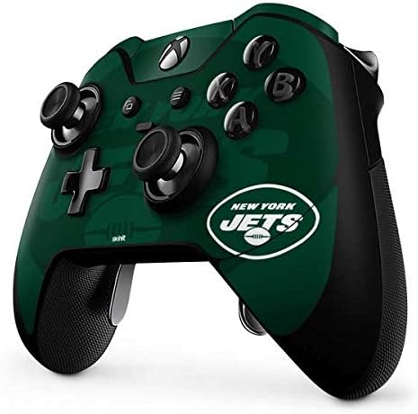 Игри кожата Skinit Decal е Съвместим с контролера на Xbox One Elite Controller е Официално Лицензиран дизайн NFL New York