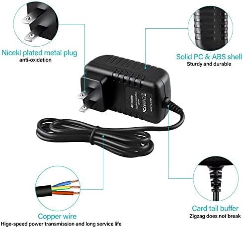Подмяна на кабел за Зарядно устройство ac Адаптер Cadha, Съвместим с Дистанционно захранване на контролера на Sony Playstation