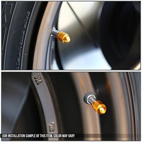 Полирани Алуминиеви Сребристо-Хромирани капачки за състав на вентила на гумата в стил куршуми (опаковка от 4 броя)