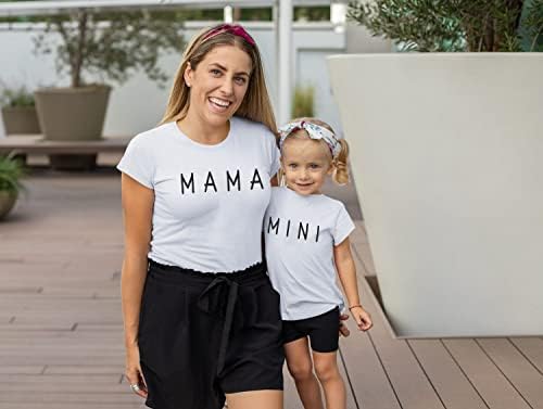 Мама и Мини-риза за мама и мен, Еднакви Комплекти за мама и бебе, Семейна Дрехи с къс ръкав