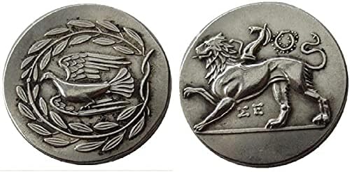Сребърна Гръцка Монета Чуждестранна Копие сребърно покритие Възпоменателна Монета G29S Ян Ду Гръцка Монета Чуждестранна Копие
