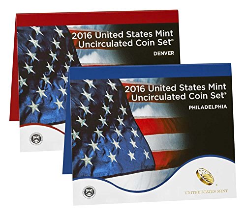 Различни Марки мента, Определени от 26 монети, Монетен двор Набор от Монетния двор на САЩ 16RJ, Определени,