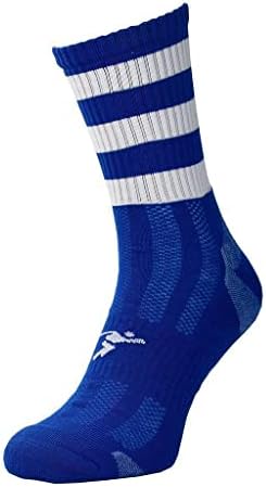 Чорапи с обръч Precision Childrens/Kids Pro за деца 9, за деца 12) (тъмно синьо)