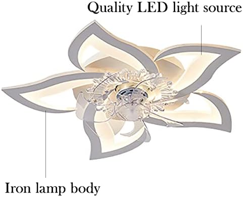 Вентилатори NEOCHY с Лампи,Led 6 Експрес вентилатор на Тавана с Осветление за Цветя, Тавана лампа за спалня с регулируема