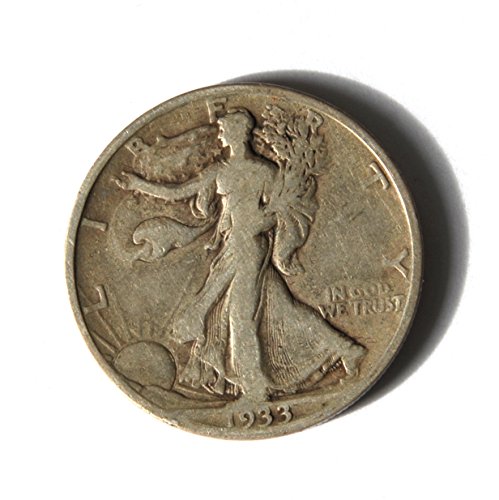Съединените Щати от 1933 г., Walking Liberty (сребро проба 900) Монетен двор на Сан Франциско Избор в полдоллара, много