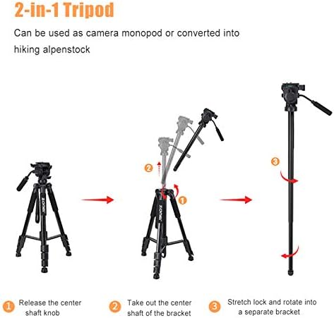 XIXIAN Q310 Професионална Камера за запис на видео от алуминиева сплав Tr 4-Секционни Разтегателен Монопод Tr с демпфирующей