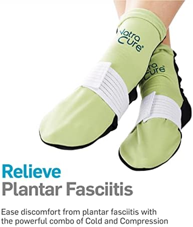Студени чорапи за лечение на подошвенного фасциита NatraCure с компрессионной лента - за Многократна употреба Чехли