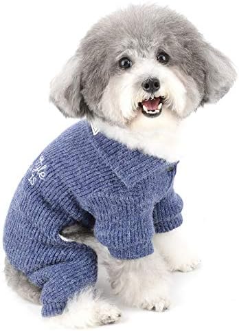 ZUNEA Пуловер за малко Куче, Гащеризон за куче, Зимата на Топло Палто, Гащеризон с руното Облицовка, Жилетка, Мека Дебела